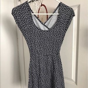 Brandy Melville original blue floral pattern dress